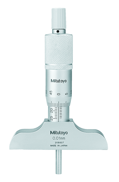 Mitutoyo Mélységmérő mikrométer, 0-25 mm, 0.01 mm, 63.5x16 mm (128-101) termék fő termékképe