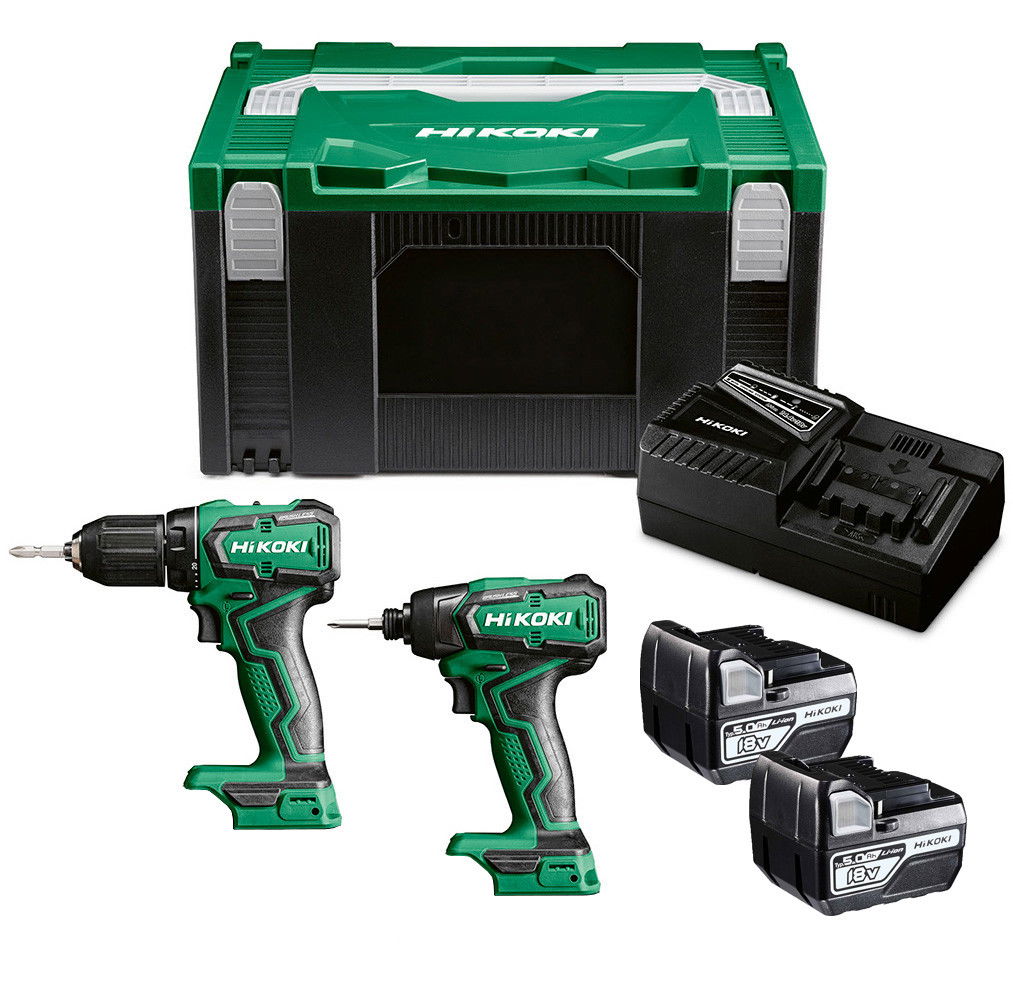 HiKoki KC18DDWAZ 18V-os Li-ion akkus gépcsomag termék fő termékképe